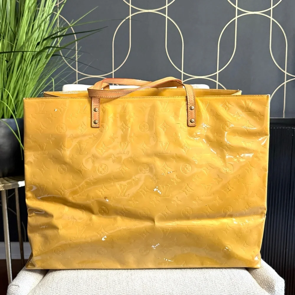 Authentic Louis Vuitton Reade GM Tote bag yellow - Picture 7 of 16